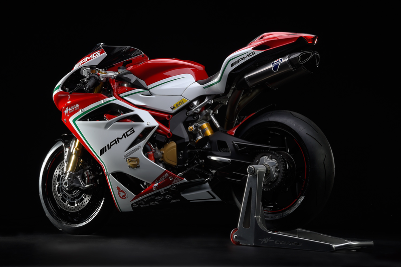 Illustration for article titled Limited-Edition MV Agusta F4 RC Superbike Lands With 212-HP, AMG Livery